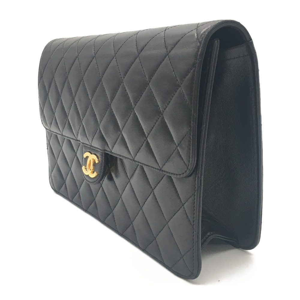 Chanel Lock Bag Matelasse Push Black